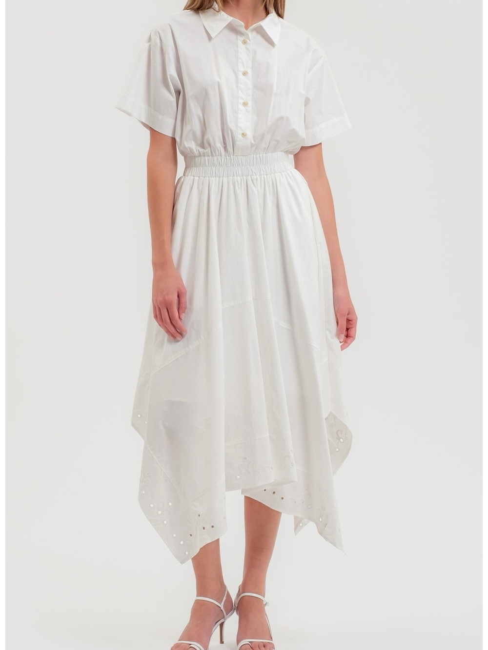 45. Zoe + Claire • NWT $99 US Handkerchief Hem Shirtdress